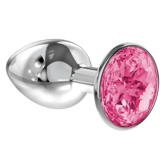 Rose Princess Jeweled Steel Butt Plug