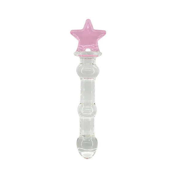 Star Jeweled Glass Butt Plug