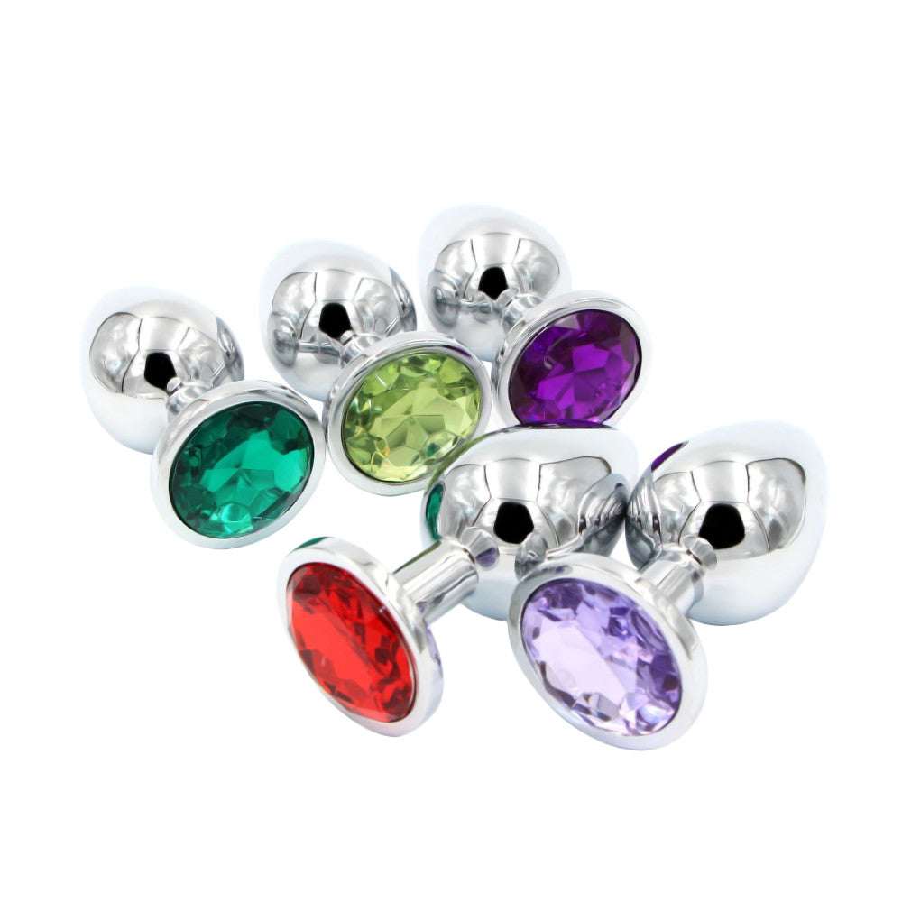 Jeweled Princess Butt Plug Set