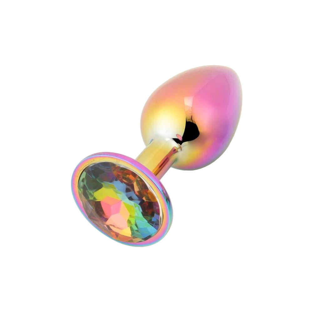 Small Iridescent Princess Steel Butt Plug